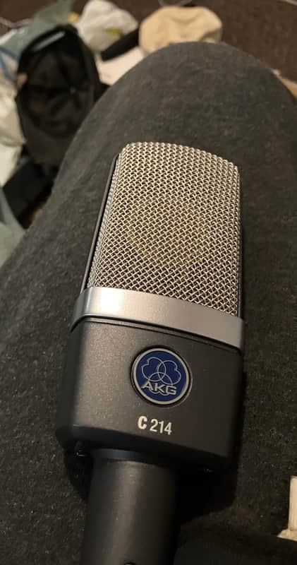 AKG C214 Large Diaphragm Cardioid Condenser Microphone 2010s - Black