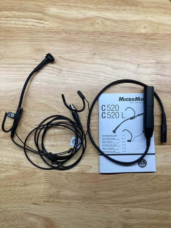 AKG C520 Headset Vocal Condenser Microphone 2010s - Black