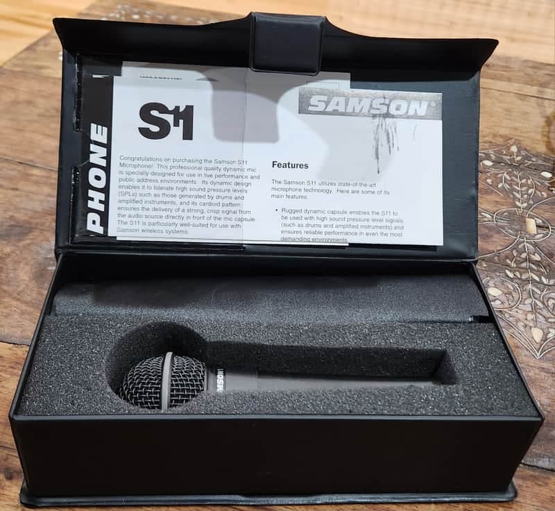 STUDIO SALE! Samson S11 Dynamic Carioid Microphone 1995