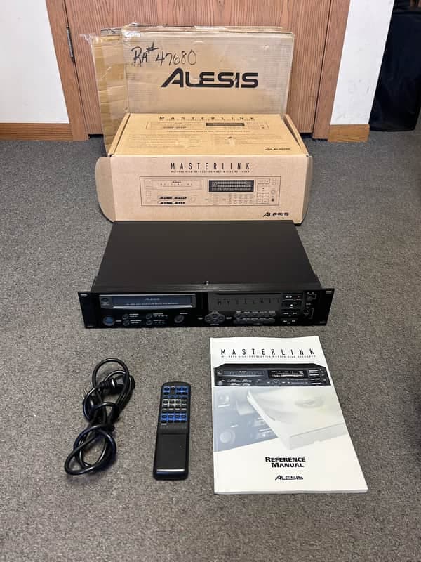 2002 Alesis Masterlink ML-9600 High-Resolution Master Disk Recorder w/Original Boxes