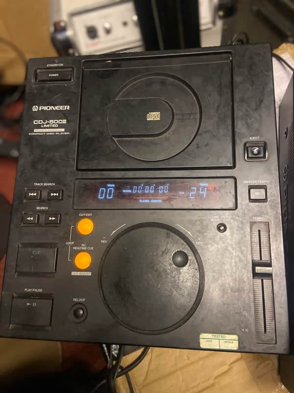 2 Pioneer CDJ-500II Limited Professional Compact Disc Player