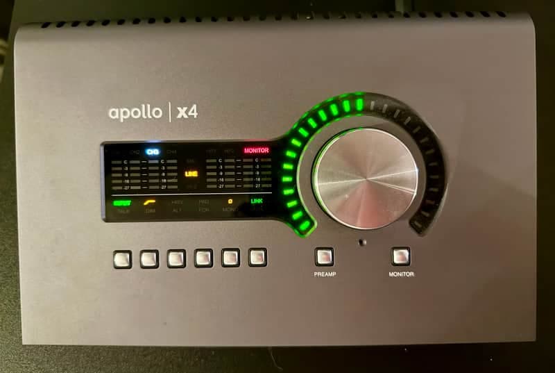 Universal Audio Apollo x4 QUAD Thunderbolt 3 Audio Interface – Excellent Condition