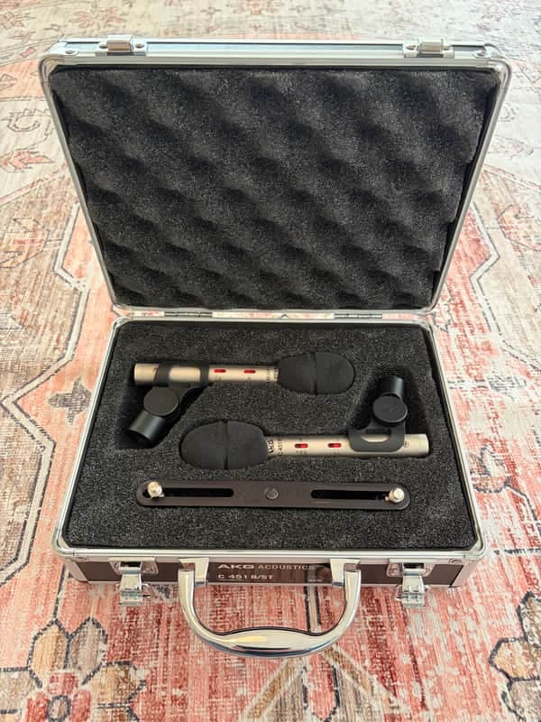 AKG C 451 B Matched Stereo Pair 2010s - Silver