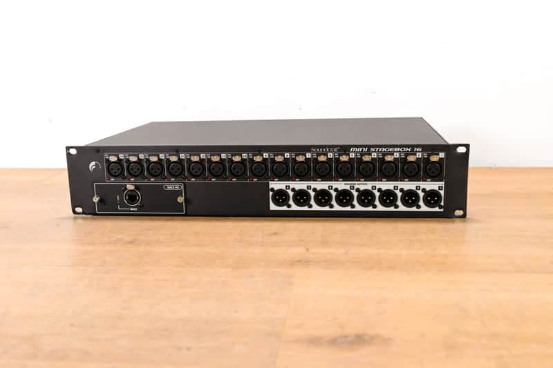 Soundcraft Mini Stagebox 16R Cat 5 16-CH Digital Stage Box w/ MADI Card CG0153A