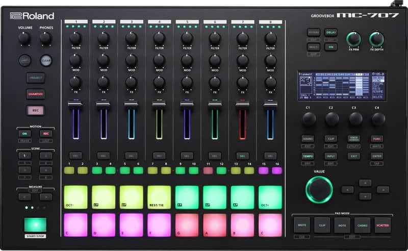 Roland MC-707 Groovebox Professional Music Production Workstation
