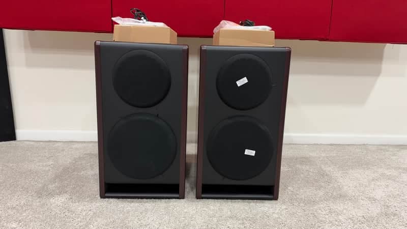 Focal Trio11 Be 2/3-Way Active Nearfield / Midfield Studio Monitors (Pair) 2019 - Black / Red Ash Sides