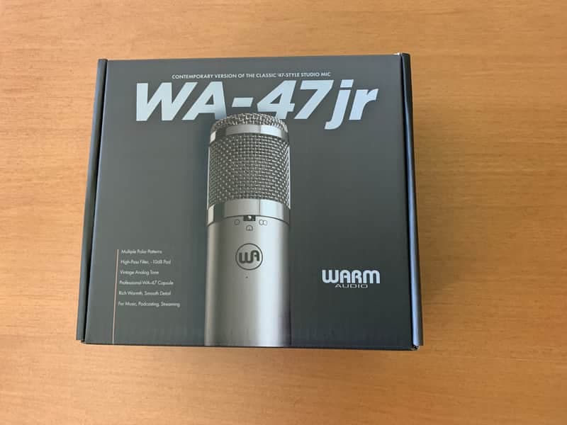 Warm Audio WA-47jr Large Diaphragm Multipattern FET Condenser Microphone 2018 - Present - Nickel