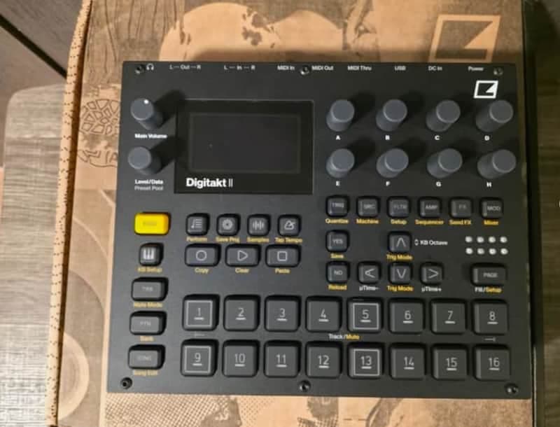 Elektron Digitakt II 2024 - Present - Black