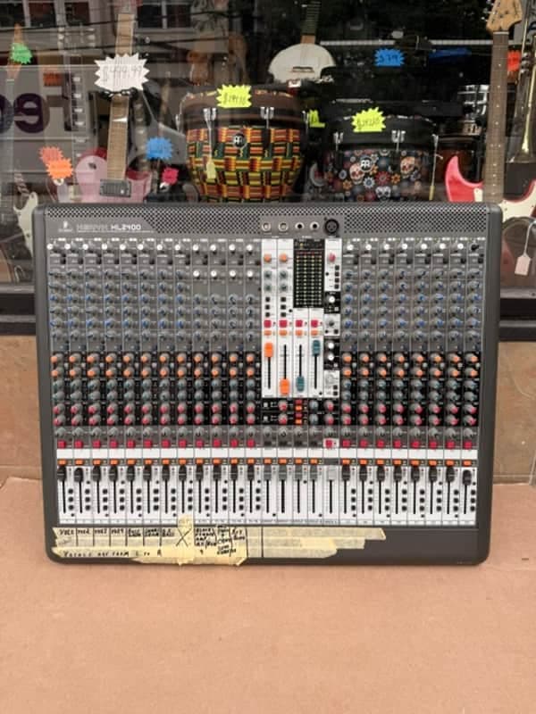 Behringer Xenyx XL2400 24-Channel Analog Mixer w/ Dual FX - Tested & Working