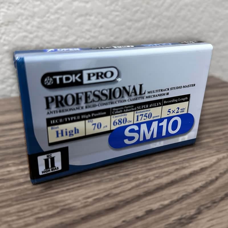 TDK PRO SM10 Professional High Bias Audio Tape