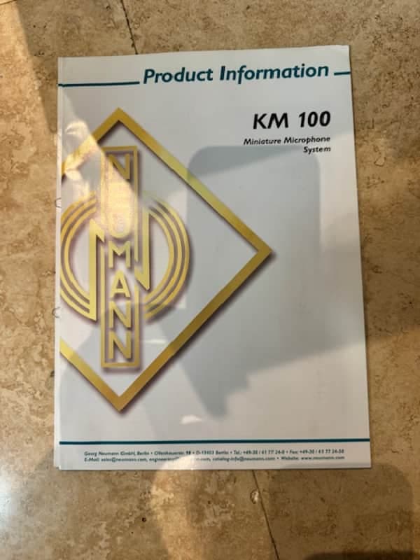 neumann akg Beyer Microphone documentation lot neumann akg Beyer Microphone documentation lot