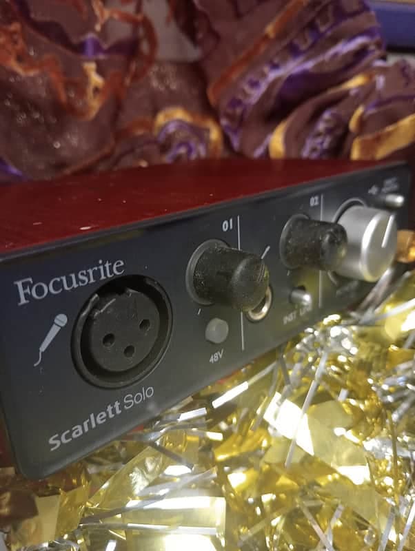 Focusrite Scarlett Solo 3rd Gen USB Audio Interface 2019 - Present - Red / Black