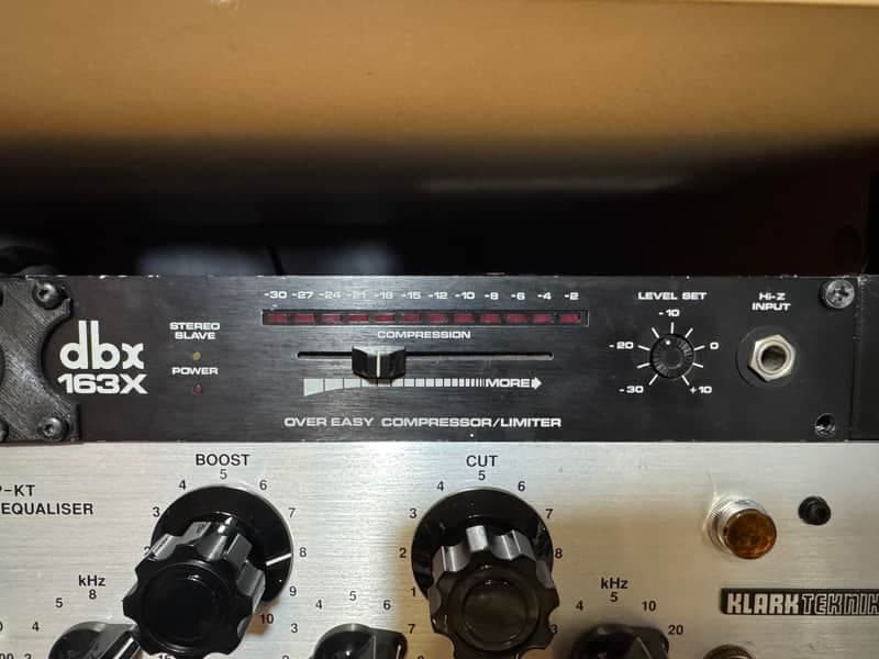 dbx 163X (Modded) Over Easy Compressor / Limiter 1990s - Black