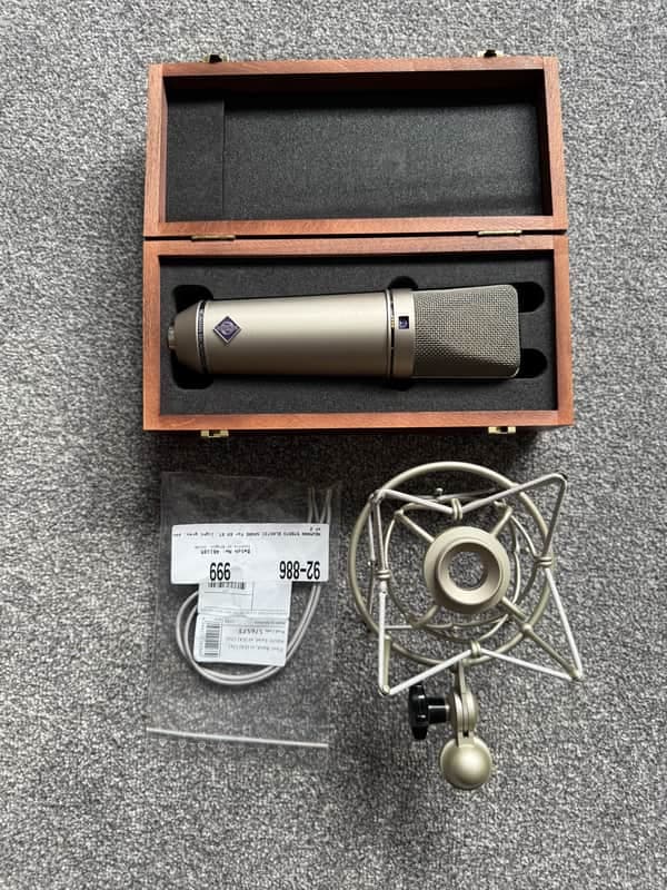 Neumann U 87 Ai Large Diaphragm Multipattern Condenser Microphone 1986 - Present - Nickel
