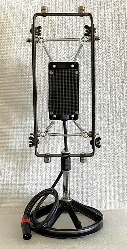 Unique custom-built 1920's Style Ring Spring Dynamic Microphone (hear sample)