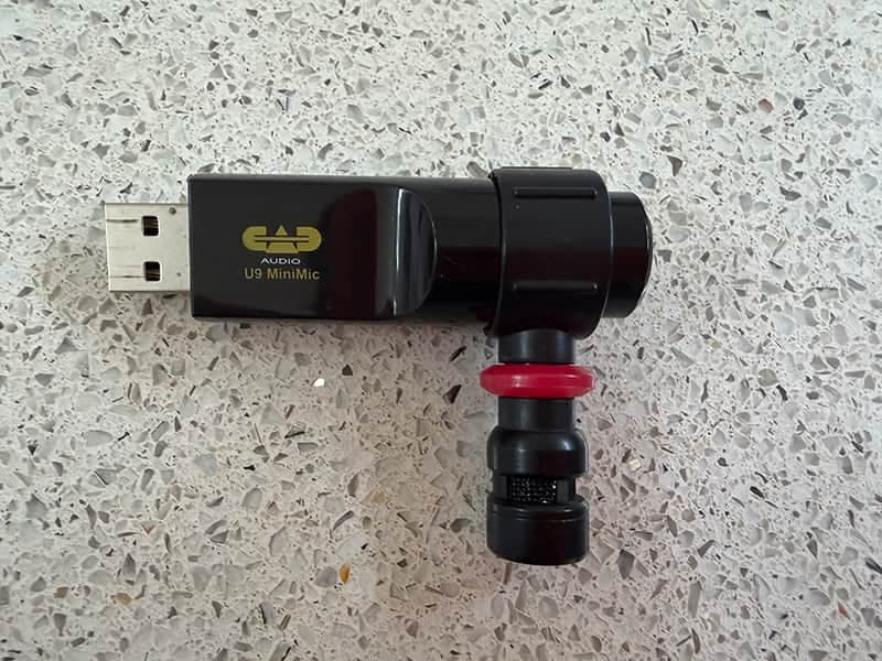 CAD U9 MiniMic Omindirectional USB Microphone 2010s - Black