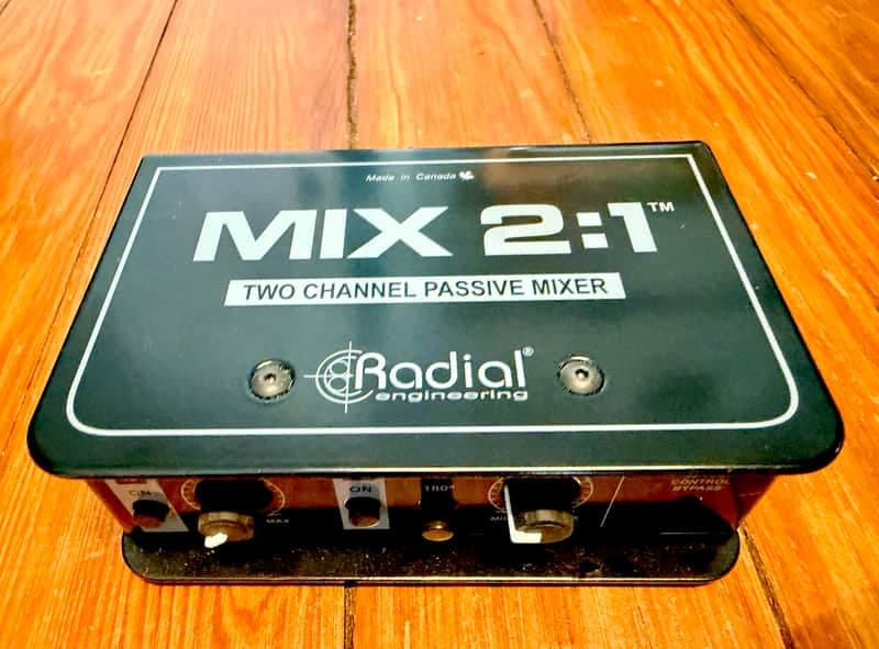 Radial Mix 2:1 Passive Stereo Summing Mixer 2010s - Blue