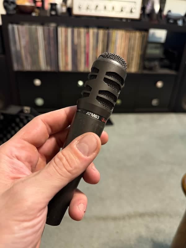 Audio-Technica ATM63 Dynamic Microphone 1990’s - Dark grey