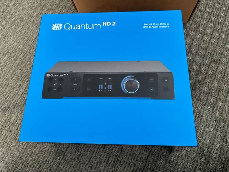 PreSonus Quantum HD2 USB-C Audio Interface 2024 - Present - Black
