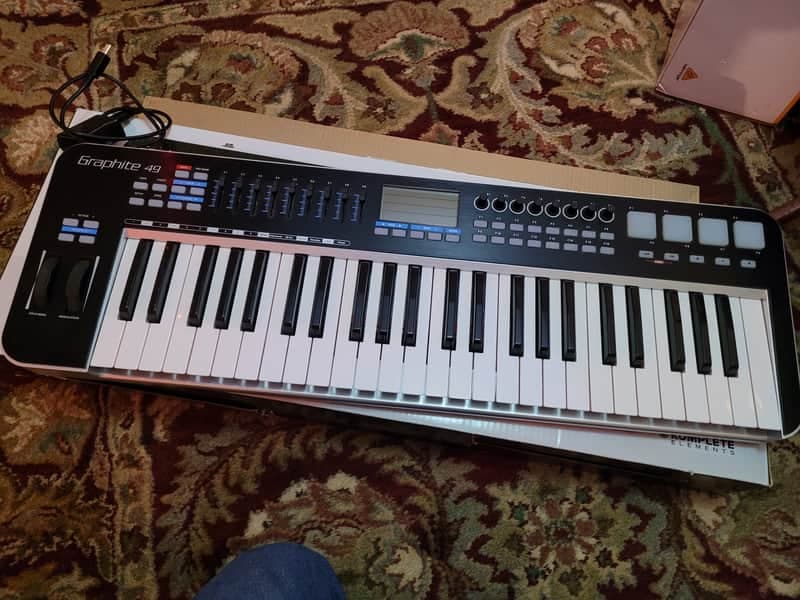 Samson Graphite 49 USB MIDI Keyboard Controller 2010s - Black/White