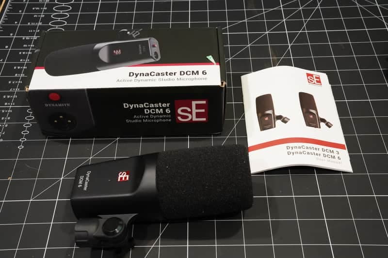sE Electronics DCM6 Dynacaster Cardioid Dynamic Microphone 2022 - Present - Black