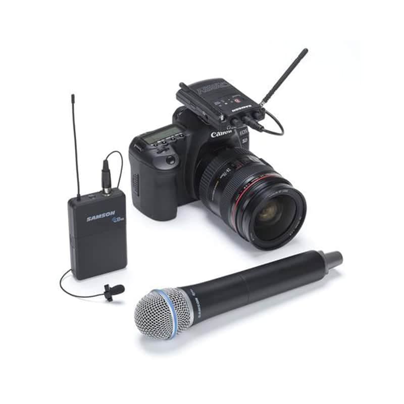 Samson Concert 88X Camera Combo - Frequency-Agile UHF Camera Wireless System (K Band (470-494 MHz))
