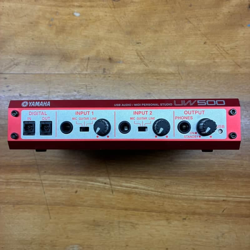 Yamaha UW500 USB Audio MIDI Interface - Red/Silver