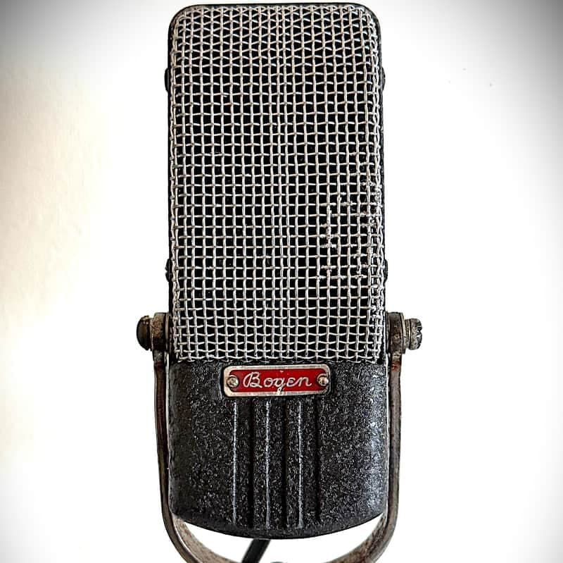 Rare 1940's Bogen Co. MBHF Velocity Ribbon Microphone, restored, works great