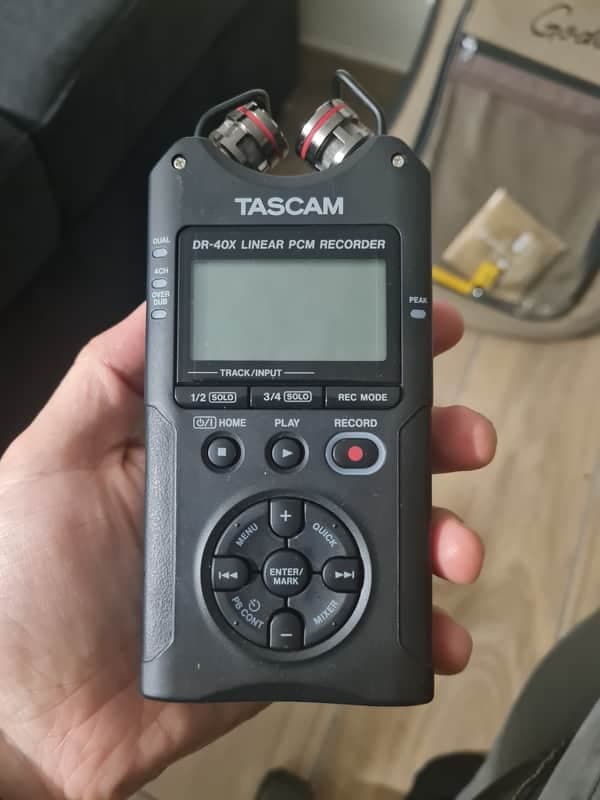 TASCAM DR-40X 4-Channel Portable Digital Recorder 2019 - 2020 - Black
