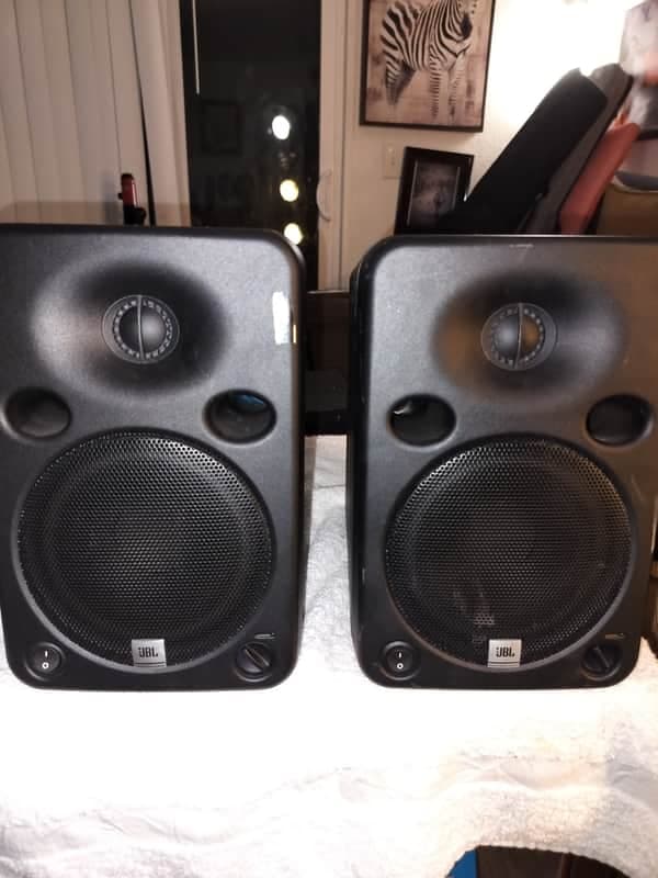 JBL LSR4328P 8" Powered 2-Way Studio Monitor (Pair) 2010s - Black