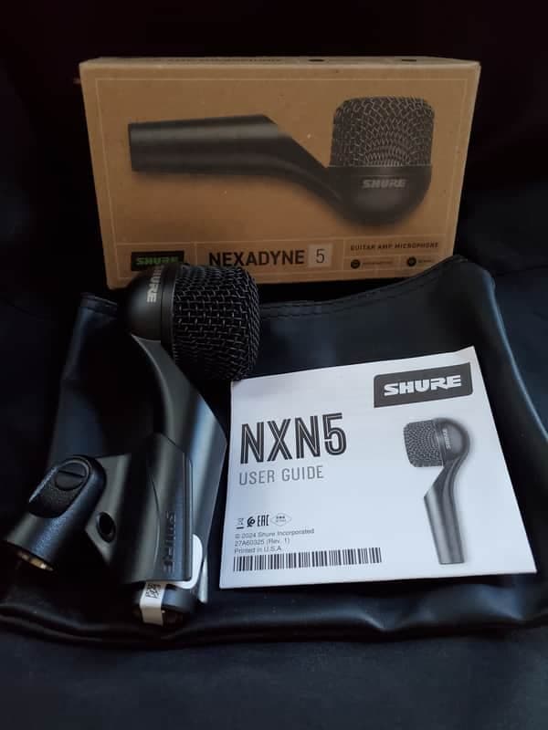 Shure Nexadyne 5 Dynamic Supercardioid Instrument Microphone open Box