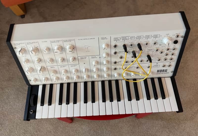Korg MS-20 Mini Limited Edition Semi-Modular Analog Synthesizer 2013 - Present White