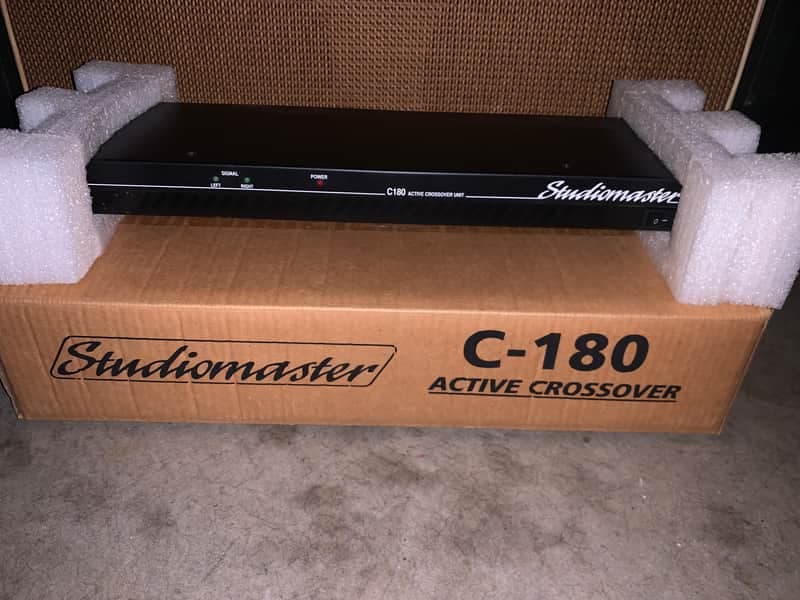 Studiomaster C180 Active Crossover Unit 1U Rack Processor