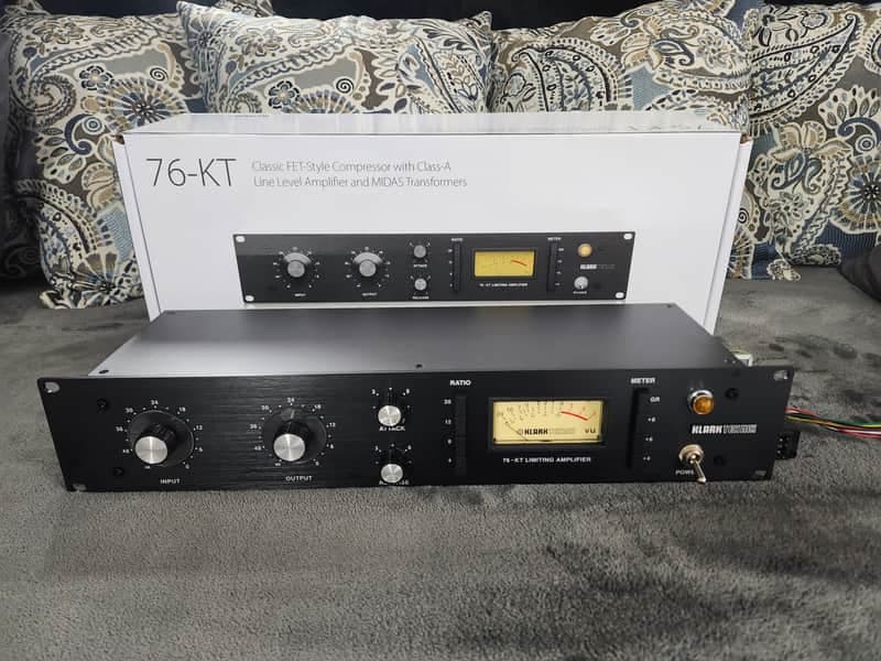 Klark Teknik 76-KT Classic FET Compressor w/ Kraftwerk Audio 76KT Upgrade - Black