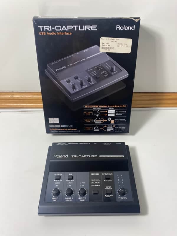 Roland UA-33 Tri-Capture Compact Audio Interface 2010s - Black