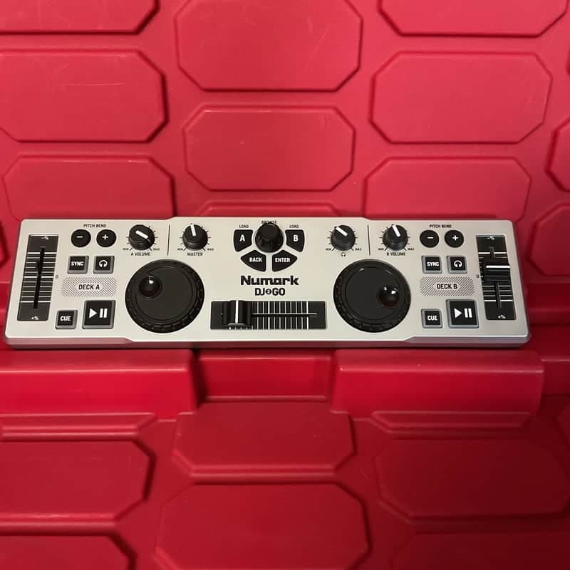 Numark DJ2GO USB DJ Controller – Compact Lightweight 2-Deck DJ Mixer