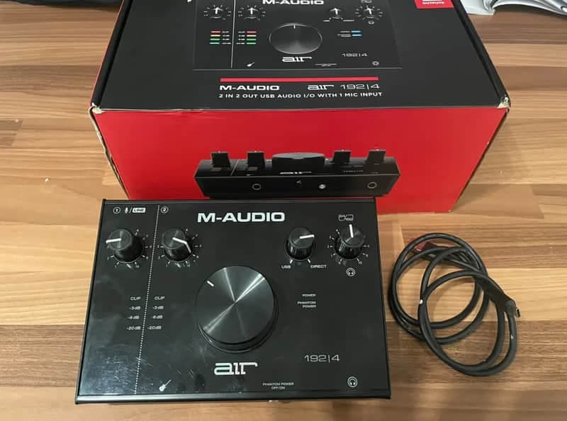 M-Audio AIR 192|4 USB Audio Interface 2019 - 2020 - Black