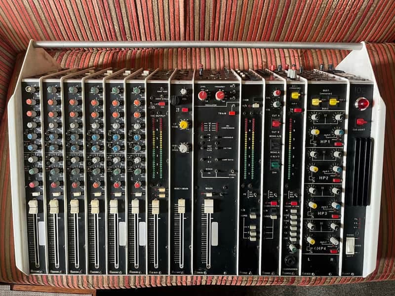 Glensound BBC MX6 Mixer + 6-Ch Sidecar = 12 Channels Total, Ex-BBC S8/159