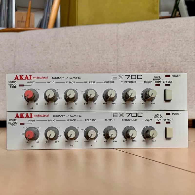 Pair of Akai EX70C Comp / Gate | Demo Video
