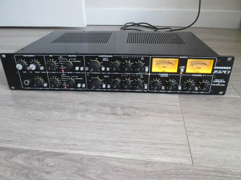 Drawmer 1970 Dual FET Compressor & Preamplifier 2020 - Present - Black