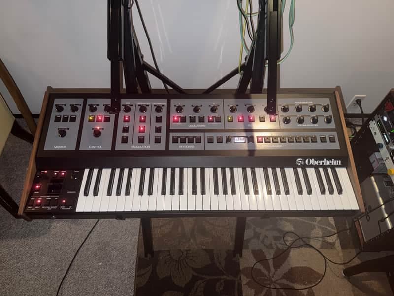 Oberheim OB-X8 61-Key 8-Voice Synthesizer 2022 - Present - Black with Wood Sides