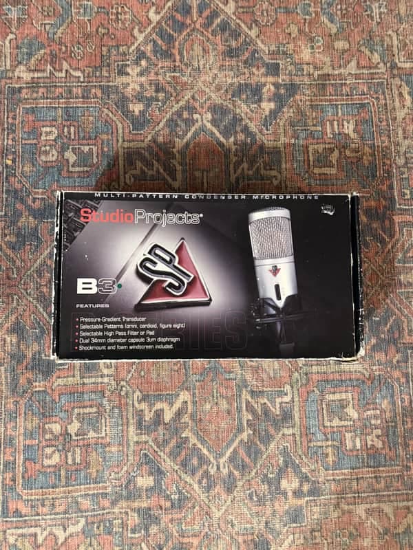 Studio Projects B3 Large Diaphragm Multi-Pattern Microphone 2010s - Silver