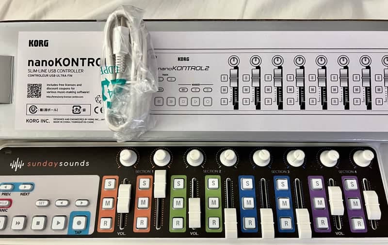 Korg nanoKONTROL2 — Barely Used, Sunday Keys Template — (Through This Weekend)