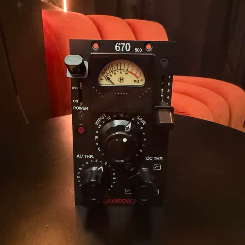 Heritage Audio Grandchild 670 500 Series Compressor Module 2023 - Present - Black