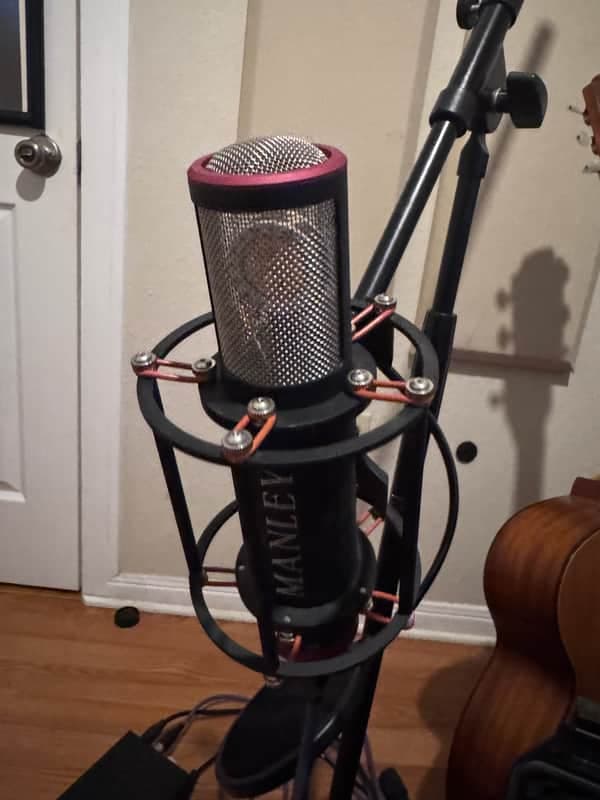 Manley Labs Reference Cardioid Large Diaphragm Tube Condenser Microphone 2010s - Black