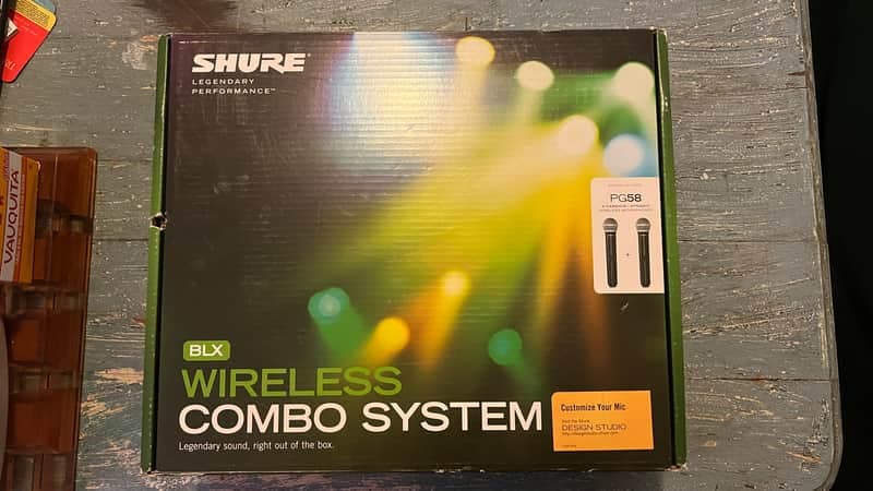 Shure BLX288 / PG58-H10 2010s - Black