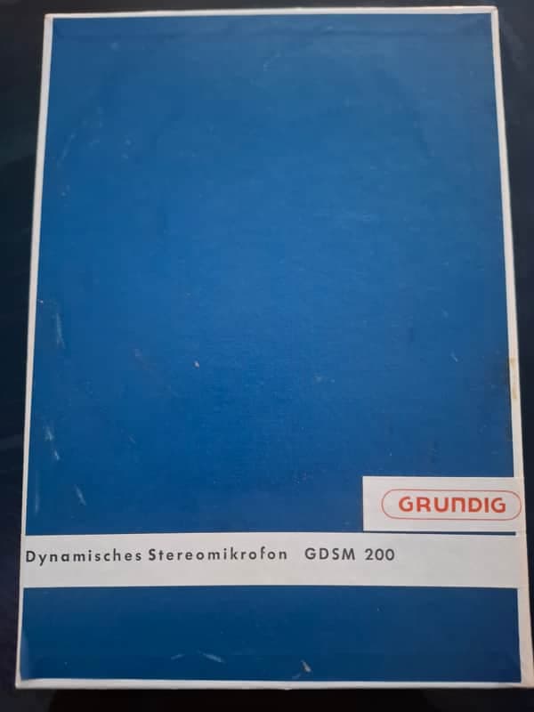 Grundig GDSM 200 Stereo Dynamic Microphone sennheiser