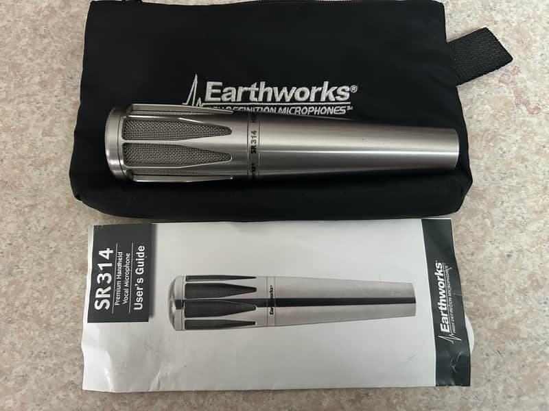 Earthworks SR 314 Condenser Vocal Mic. Circa 2020 - Stainless Steel