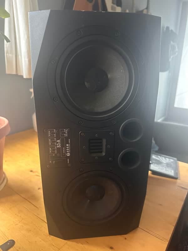 ADAM Audio S3-A Active Nearfield / Midfield Monitor (Single Speaker) 2000s - Black