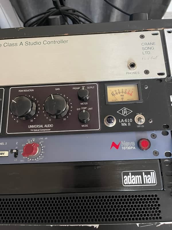 Universal Audio LA-610 MkII Tube Channel Strip 2008 - Present - Black